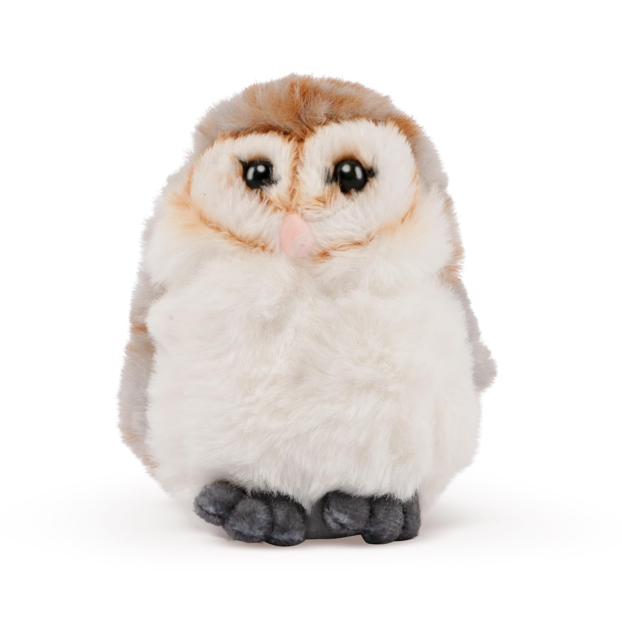 Living Nature Little Barn Owl Plush Toy - Realistic, Eco-Friendly, 0+ Ages