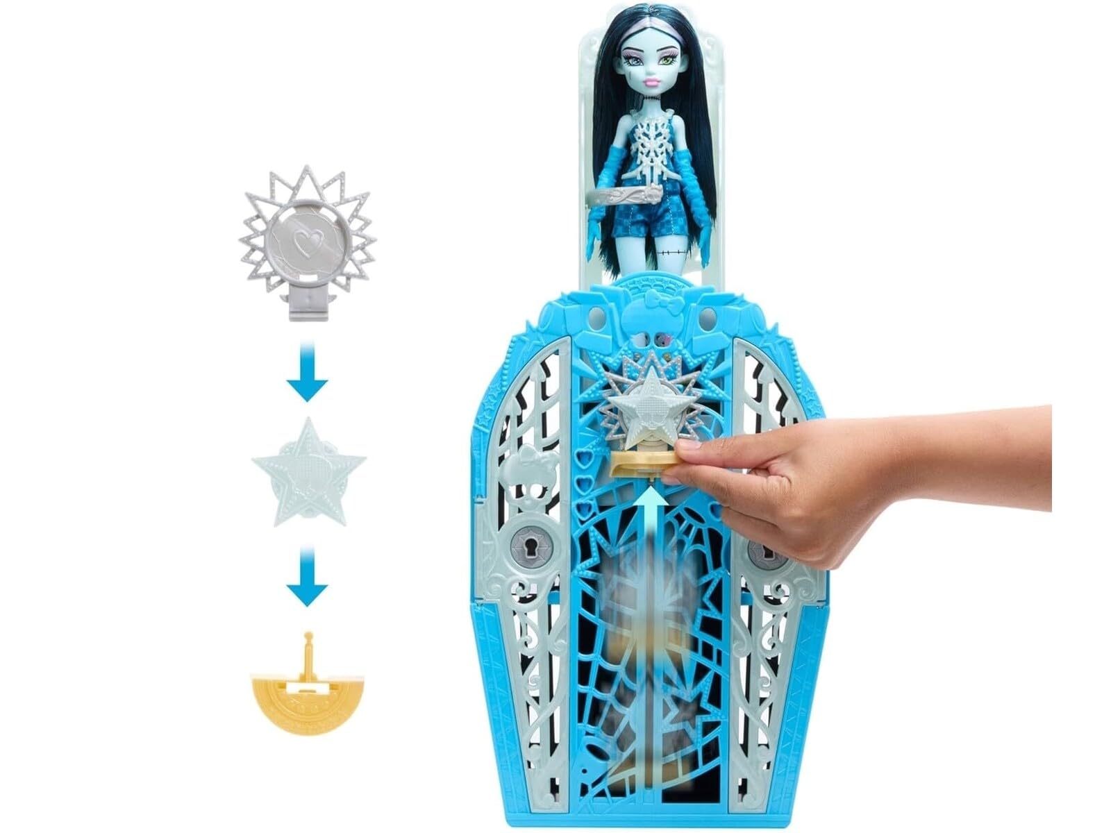 Monster High Skulltimate Secrets Doll and Accessories Set - Hauntlywood Mysteries Playset for Kids 10