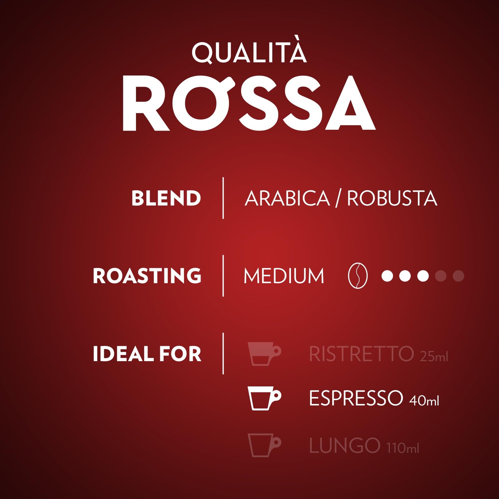Lavazza Qualità Rossa - 100 Aluminum Coffee Capsules Compatible with Nespresso Original Machines 3