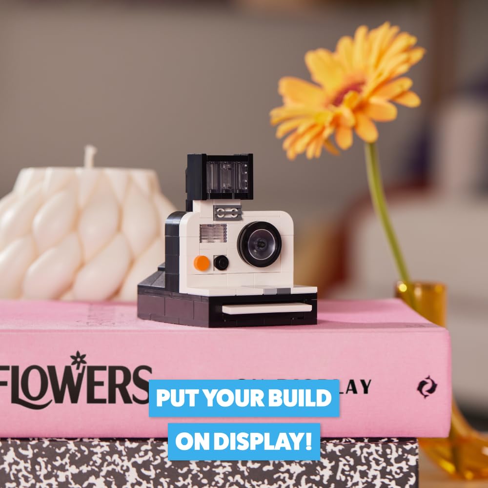 MAX Premium Retro Building Bricks - Retro Camera Building Set for Ages 3+ 5