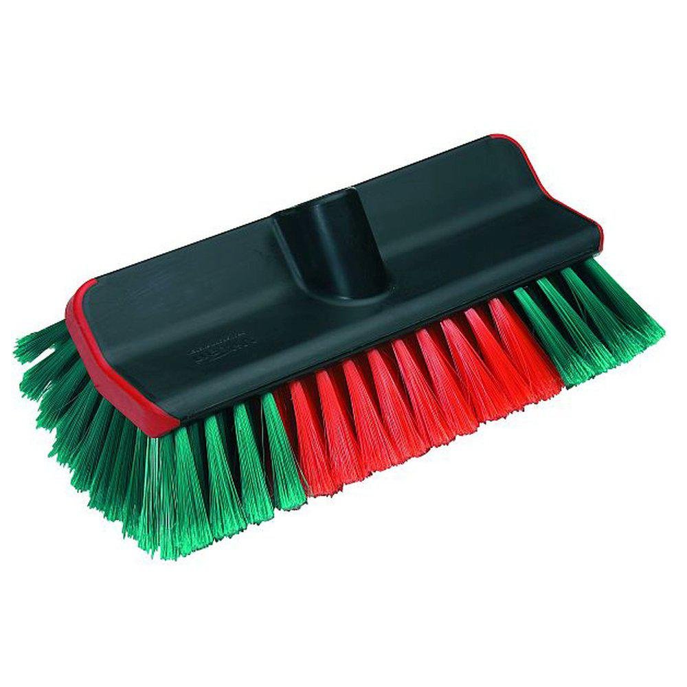 Vikan - 524752 Water Fed Washing Brush, 280 mm, Soft/Split Filaments, Black