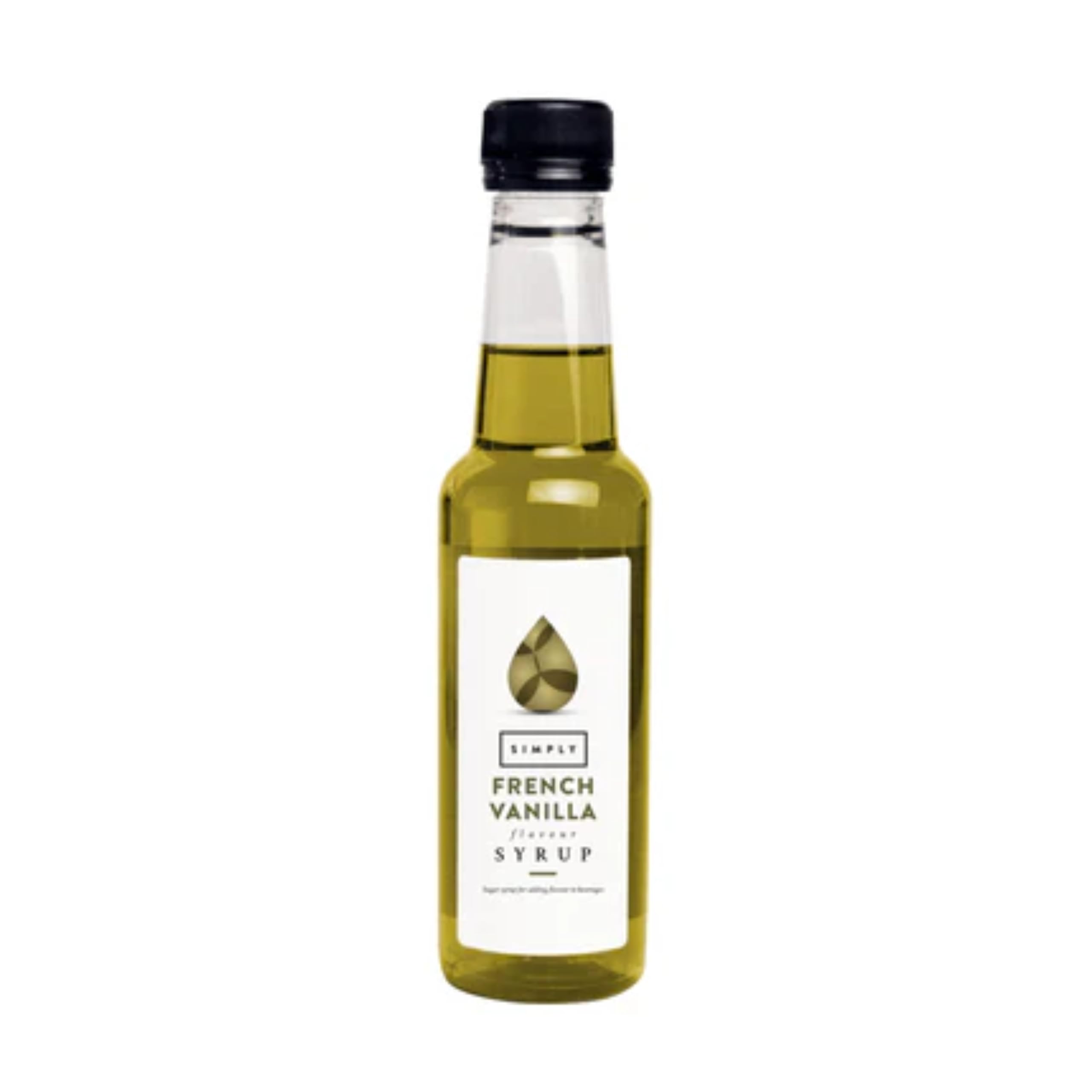 Simply French Vanilla Syrup - Vegan, Nut Free Flavoured Syrup for Coffee & Baking | 250 ml