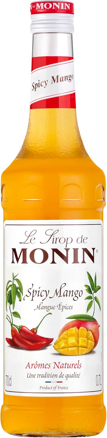 MONIN Spicy Mango Syrup 700ml - Vegan, Halal, Kosher - Cocktail & Mocktail Ingredient 3