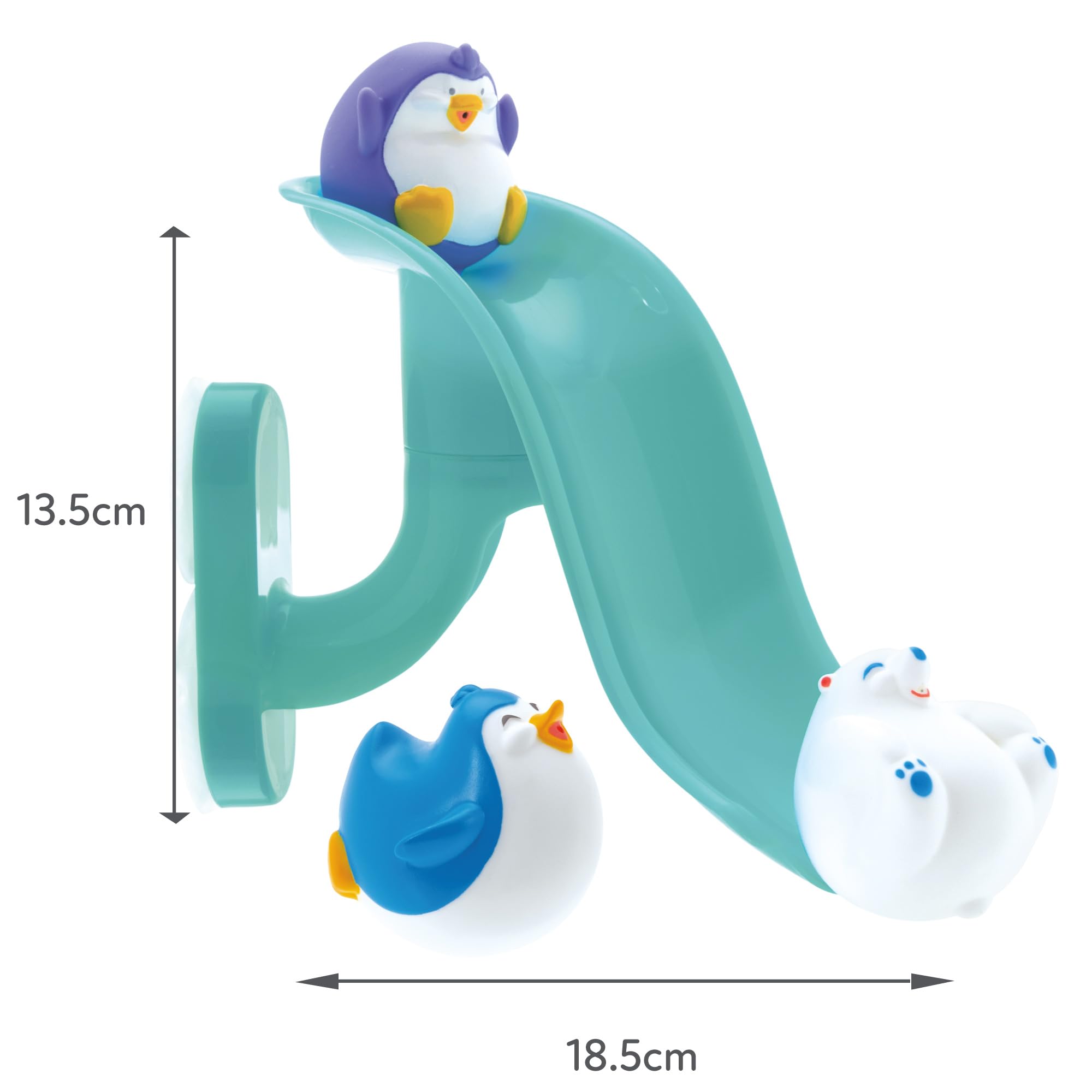 Nuby Splash 'N Slide Penguin Slide Baby Bath Toy - 18 Months+ 4