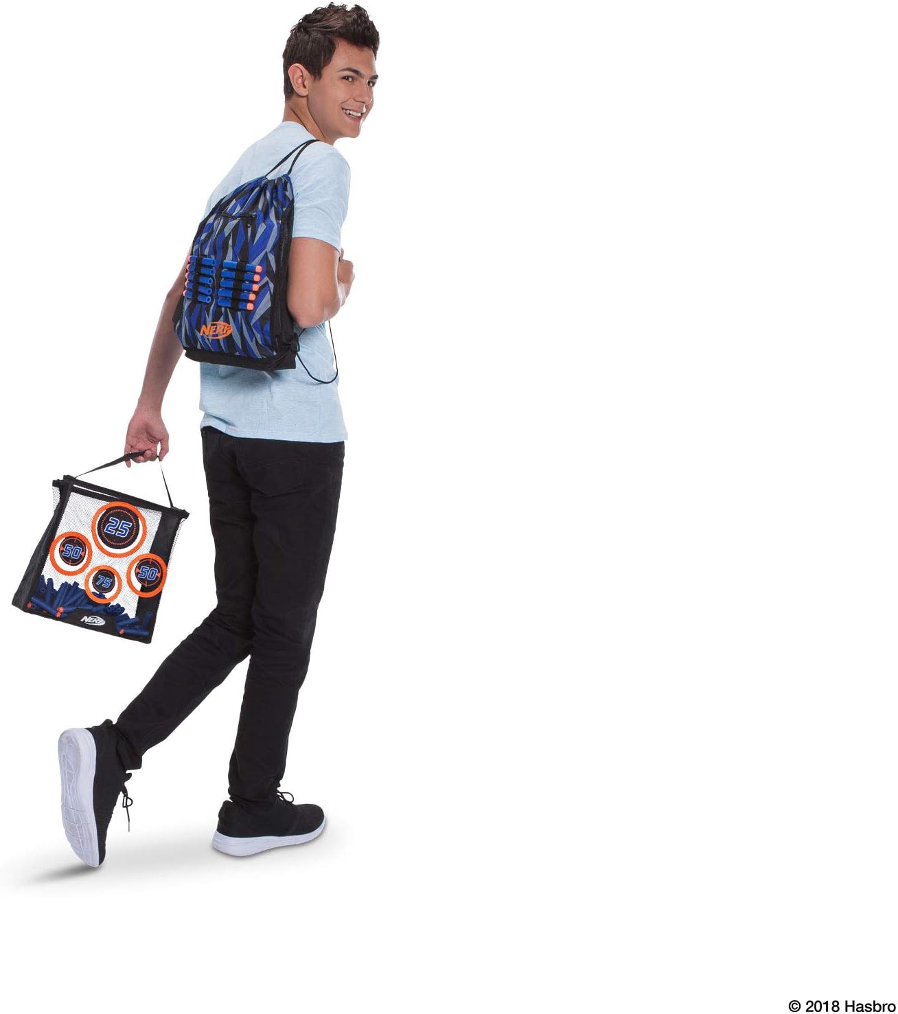 Nerf Elite Portable Practice Target - Mesh Dart Catcher with Handle 3