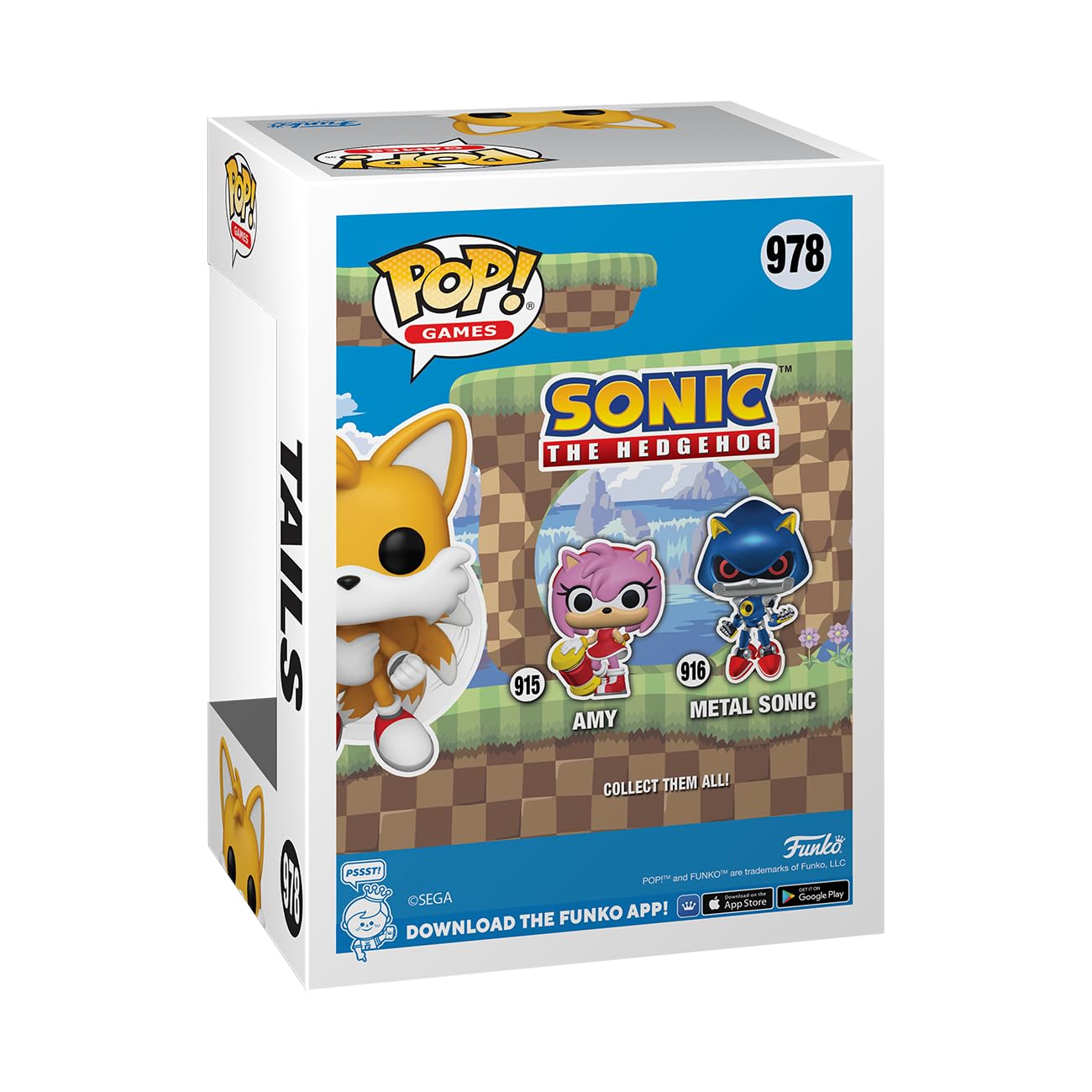 Funko Pop! Games: Sonic - Miles Tails Prower (Flying) Flocked Vinyl Figure 8
