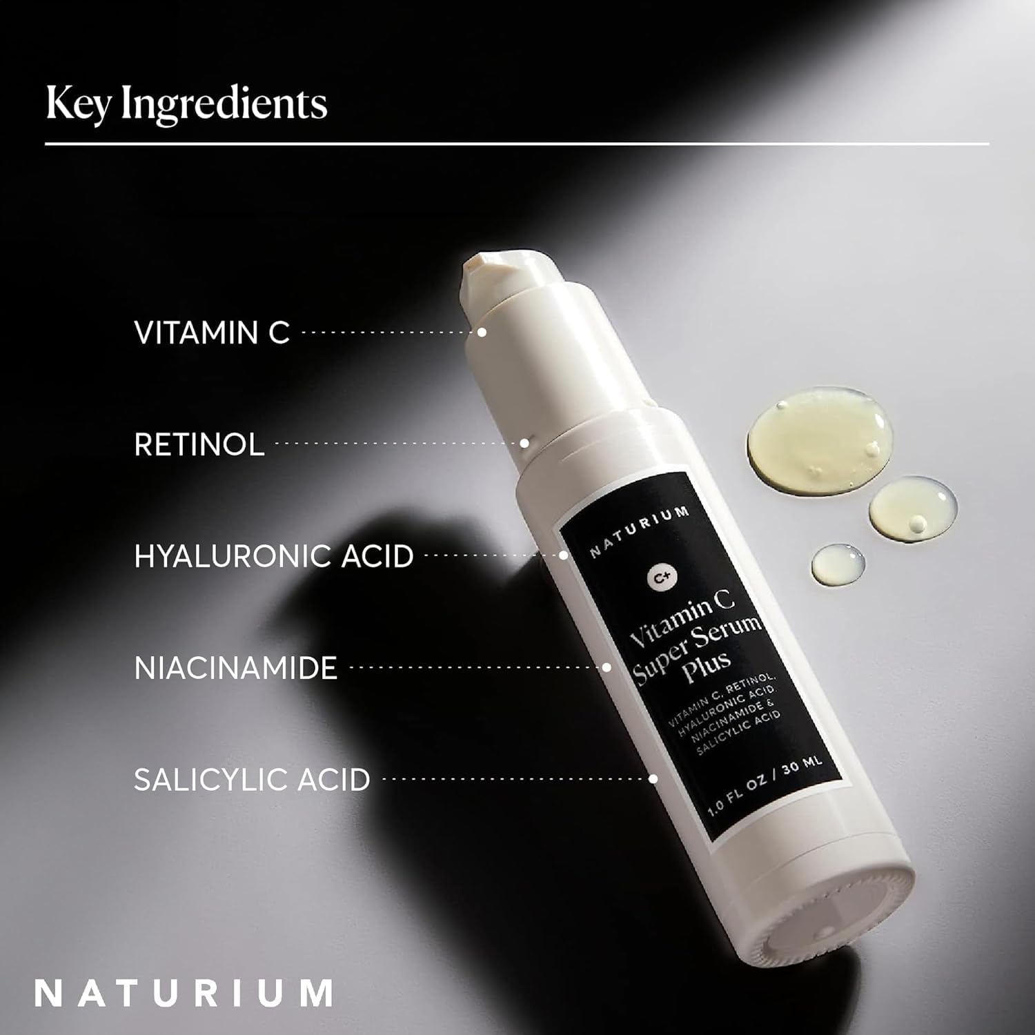 Naturium Vitamin C Super Serum Plus - Brightening & Anti-Wrinkle Face Serum | 30 ML 3