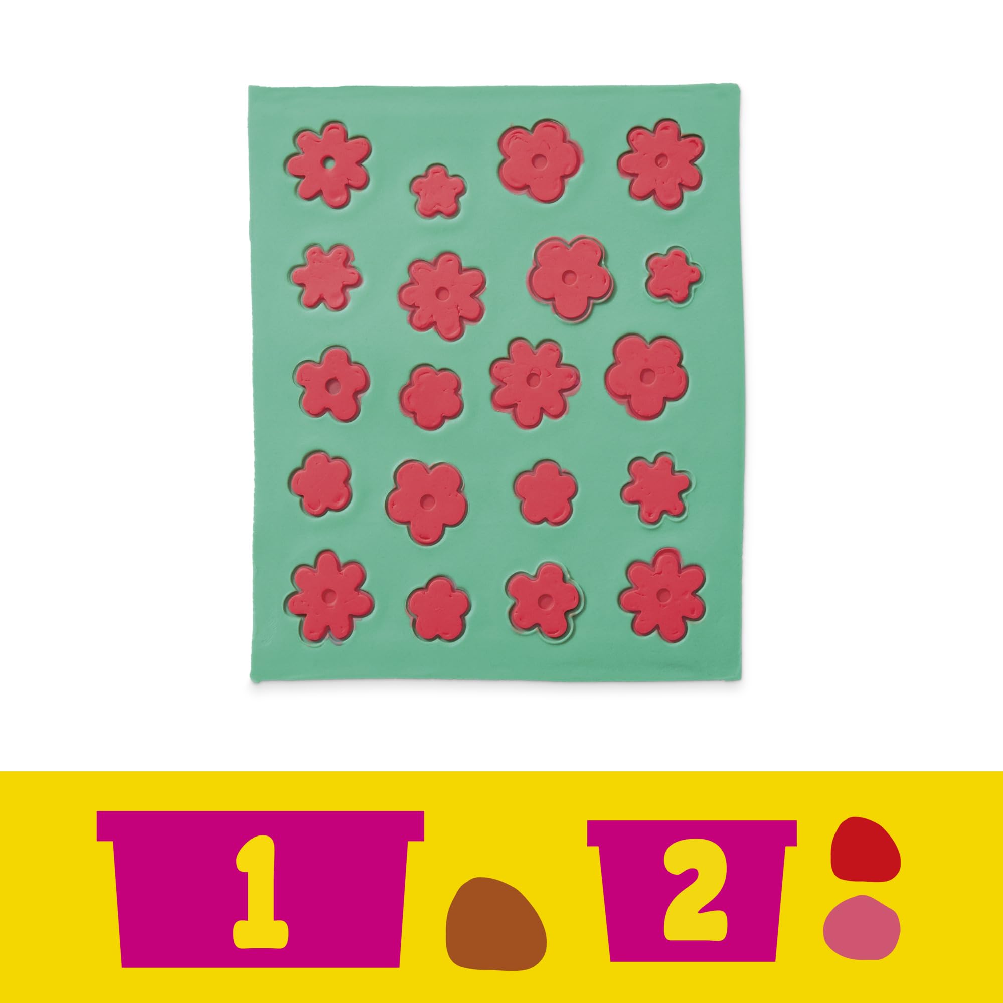 Play-Doh Barbie Florals and Fringe Doll Set - Creative Fashion Playset for Kids 5+