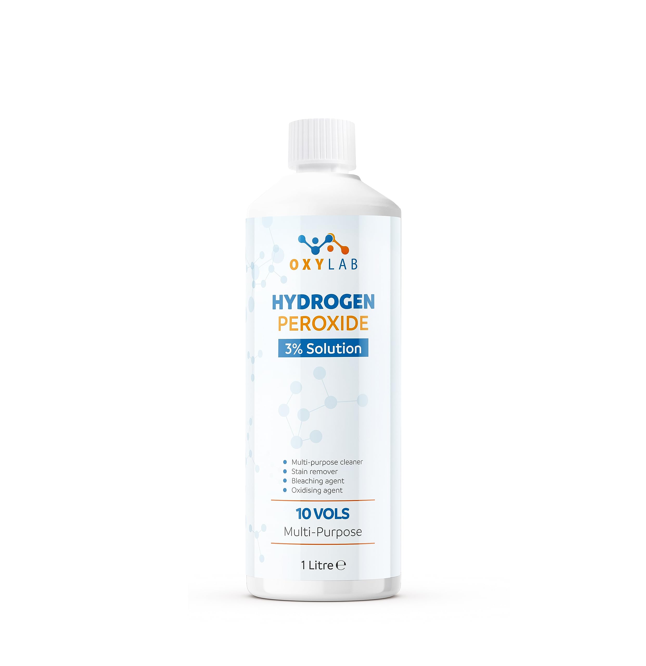 OxyLAB Hydrogen Peroxide 3% Multi-Purpose Cleaner - 1 Litre | Hospital Grade Disinfectant