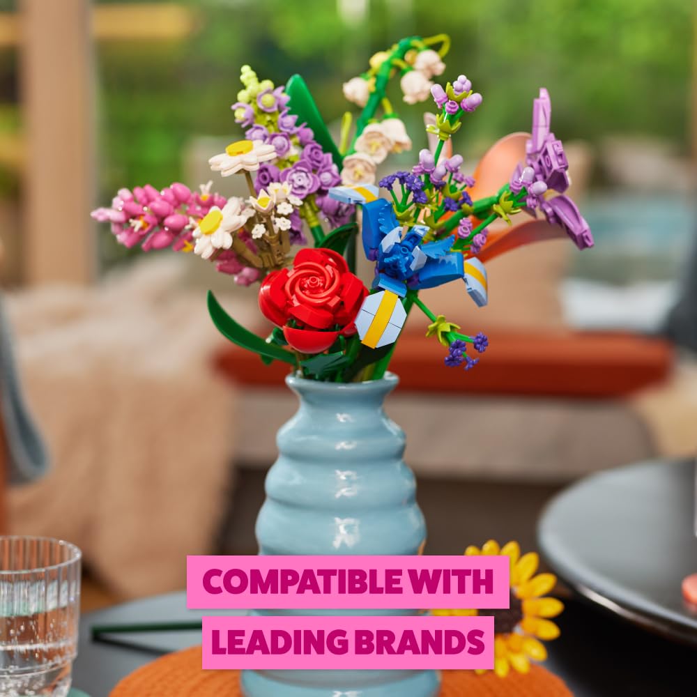 MAX Premium Flowers Building Bricks Collection - 10 to Collect, 210 Pieces per Capsule 5