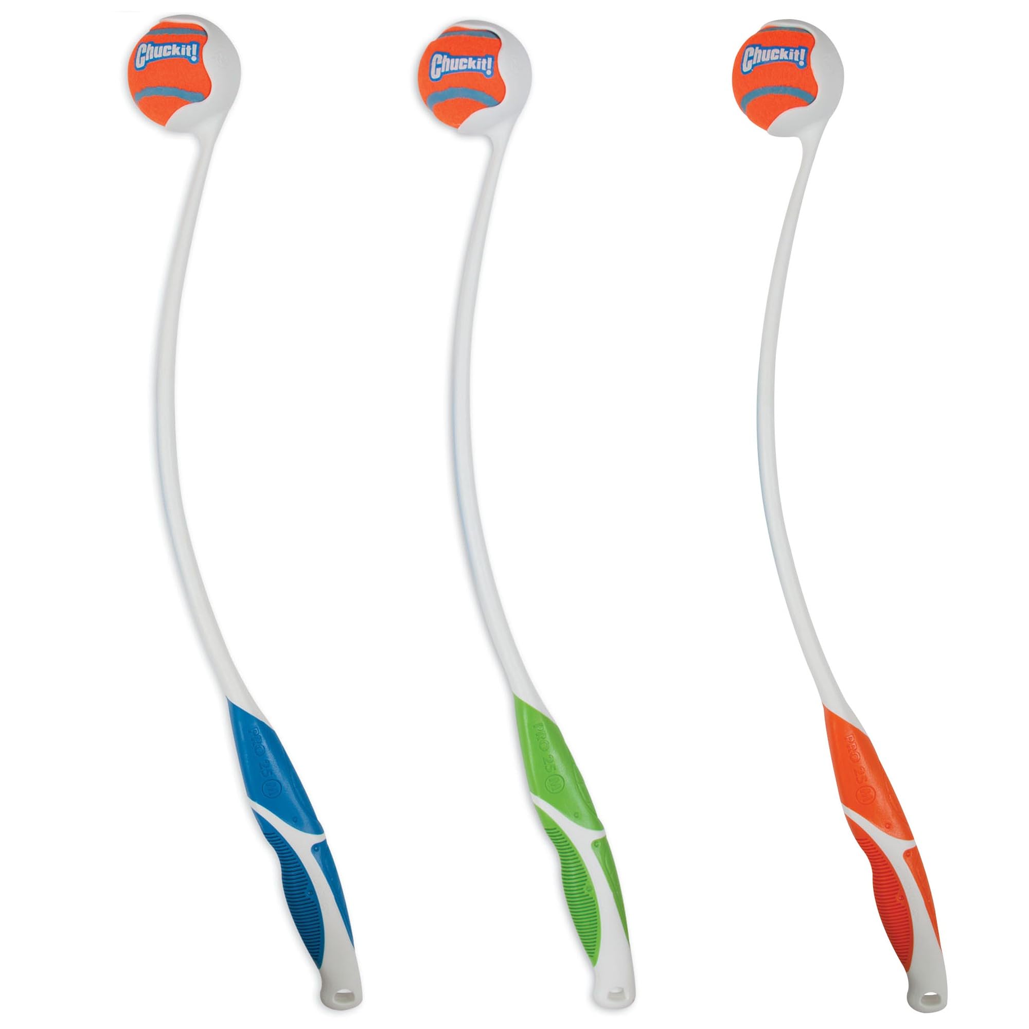 Chuckit! Pro Ball Launcher for Medium Dogs - 64cm Long Thrower with Tennis Ball