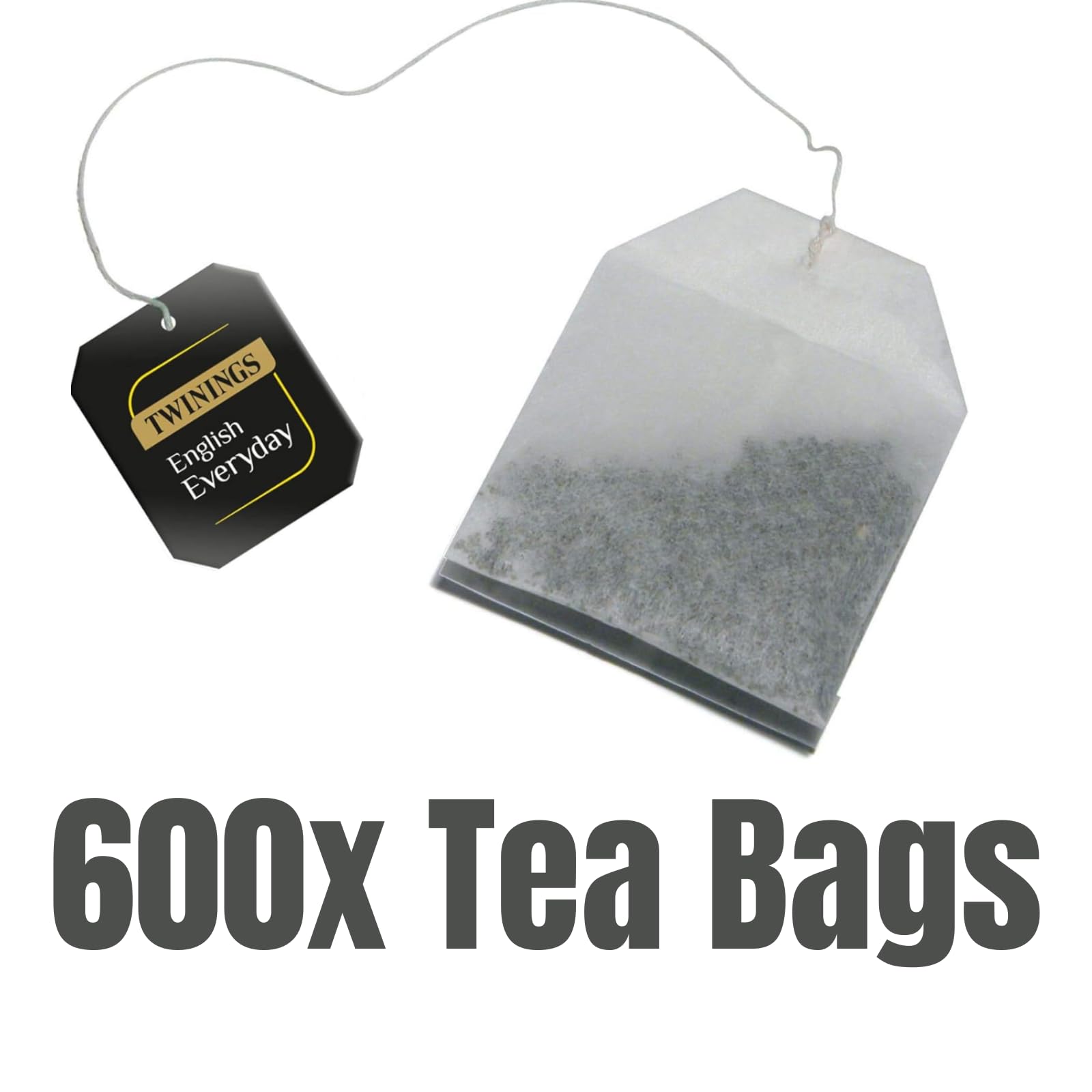 Twinings Everyday Black Tea - 6 Boxes of 50 Individually Wrapped Bags (300 Total) - 100% Black Tea