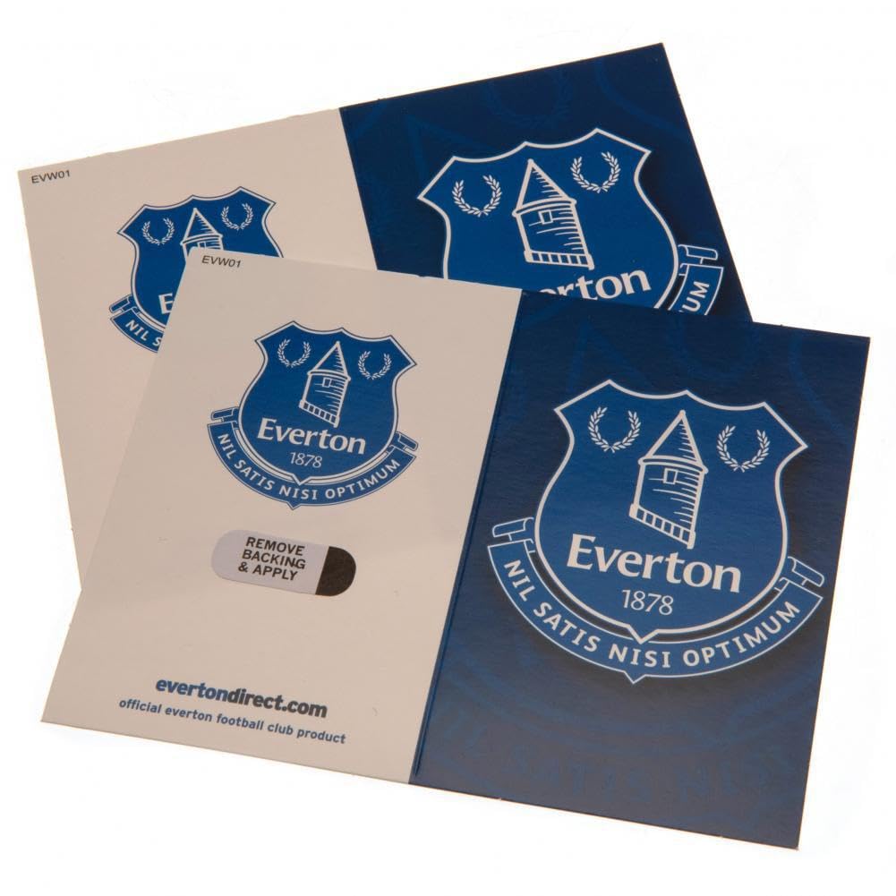 Everton Gift Wrapping Paper - 2 Sheets & 2 Tags | Blue, Glossy Finish 3