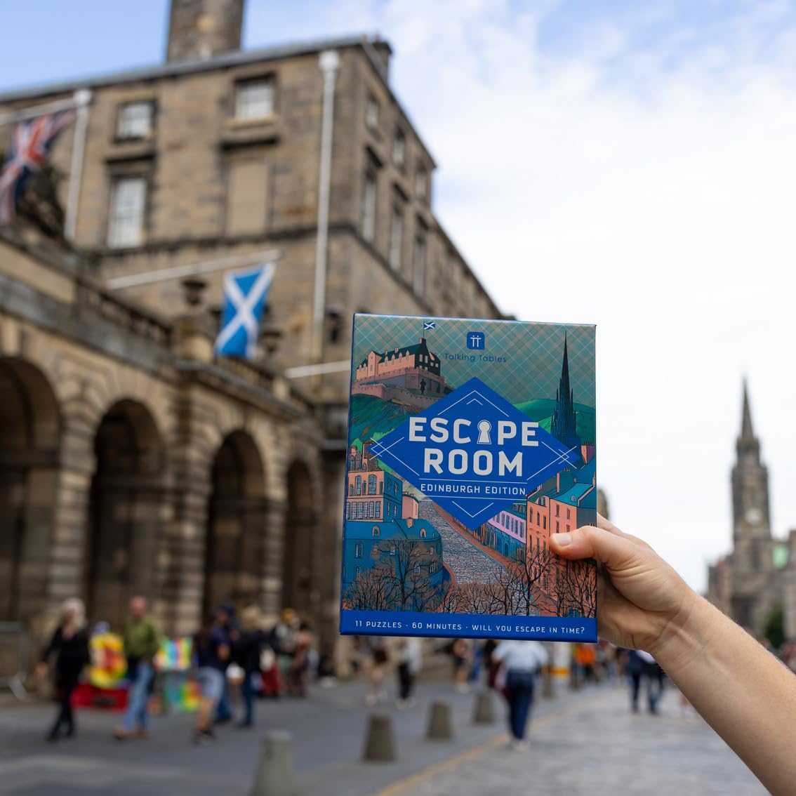 Talking Tables Escape Room Game Night - Edinburgh Edition, Crack the Case Puzzle for Ages 14+ 16