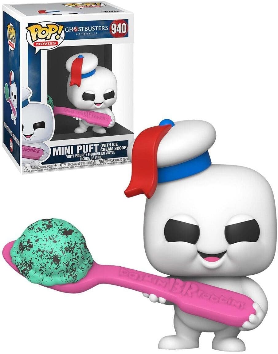 Funko Pop! Ghostbusters: Afterlife - Mini Puft with Scoop Vinyl Figure #940 Exclusive
