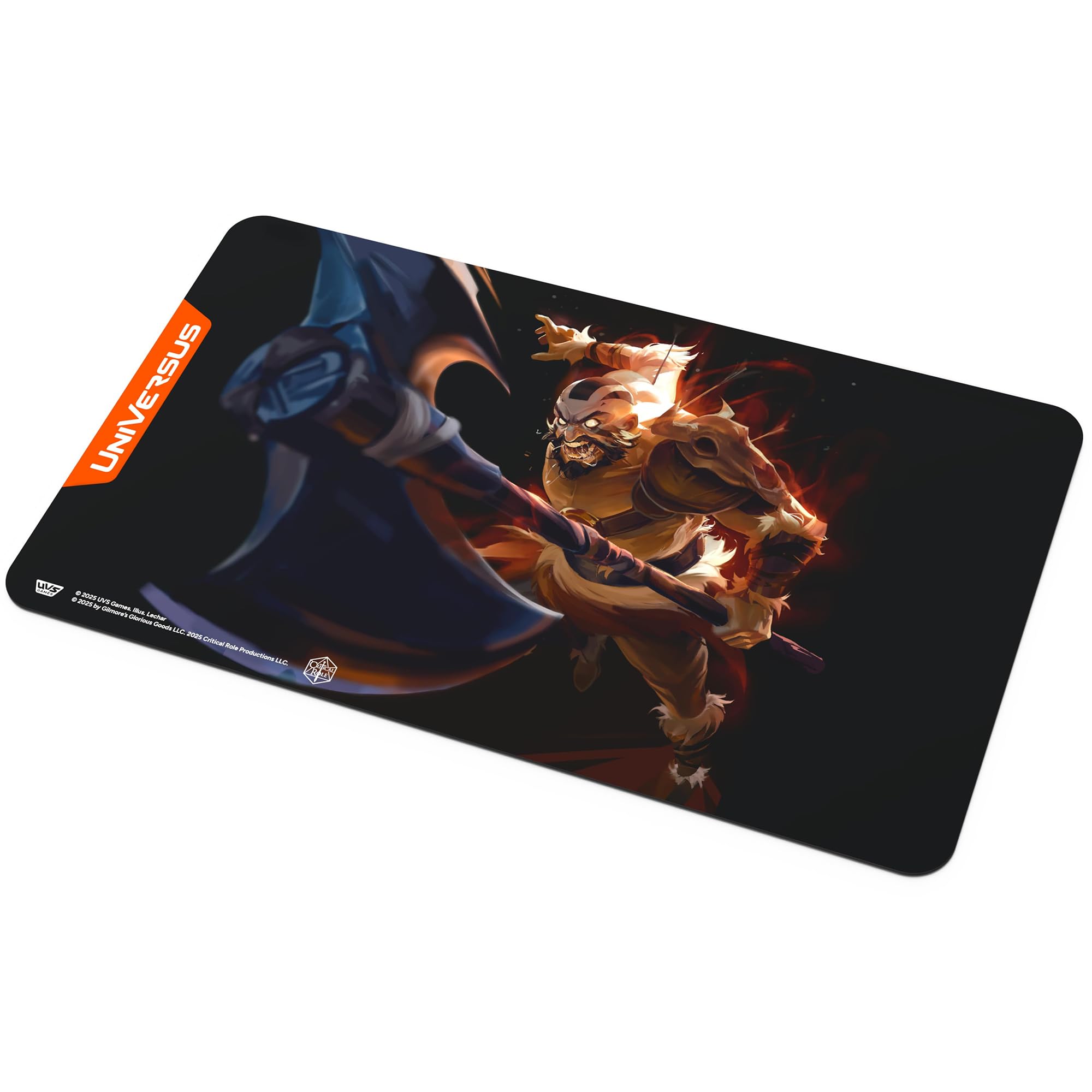 UniVersus Critical Role: Heroes of Exandria Grog Strongjaw Playmat 24 x 14 Inches 3