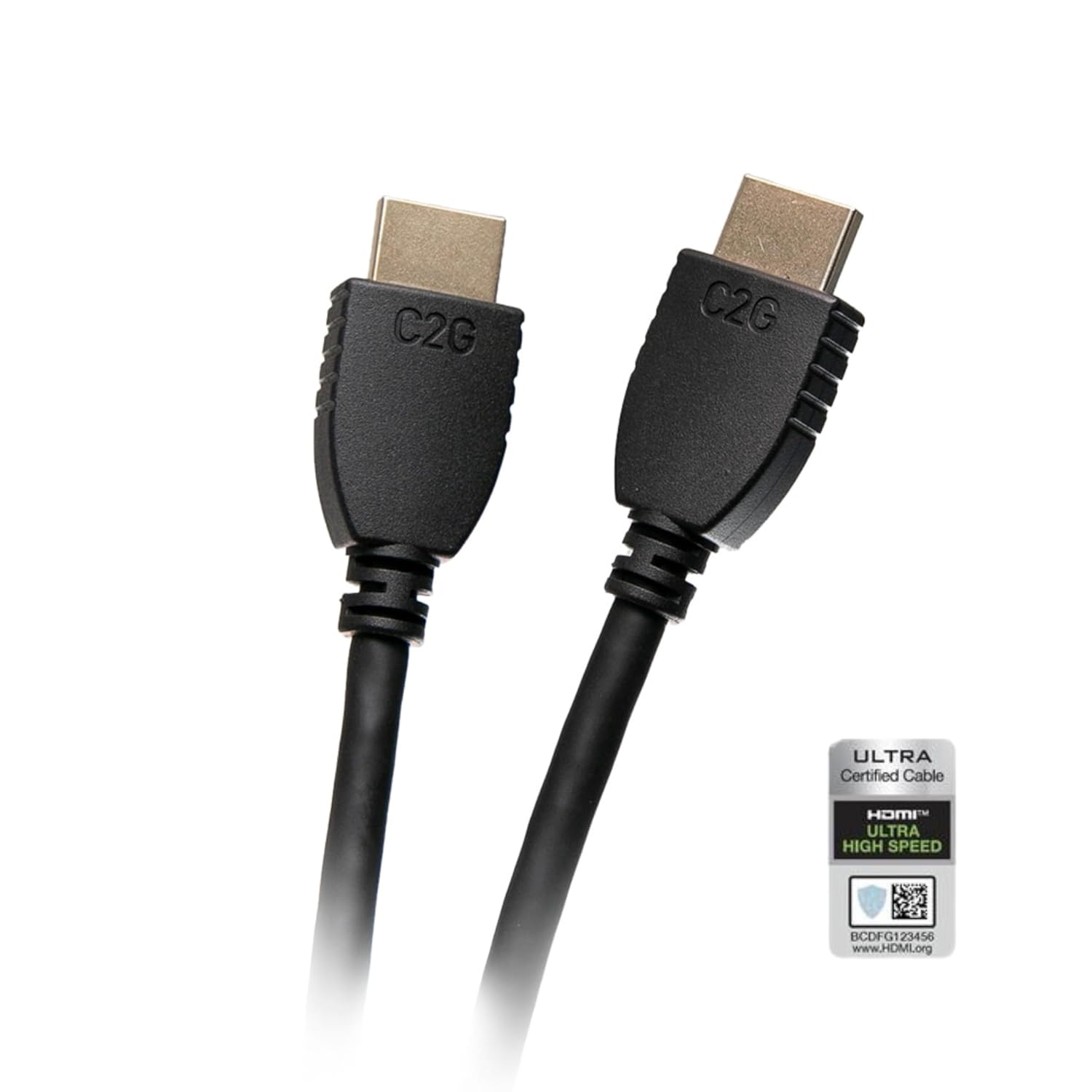 C2G 56783 High Speed HDMI Cable with Ethernet - 4K 60Hz Gold Plated, 2m