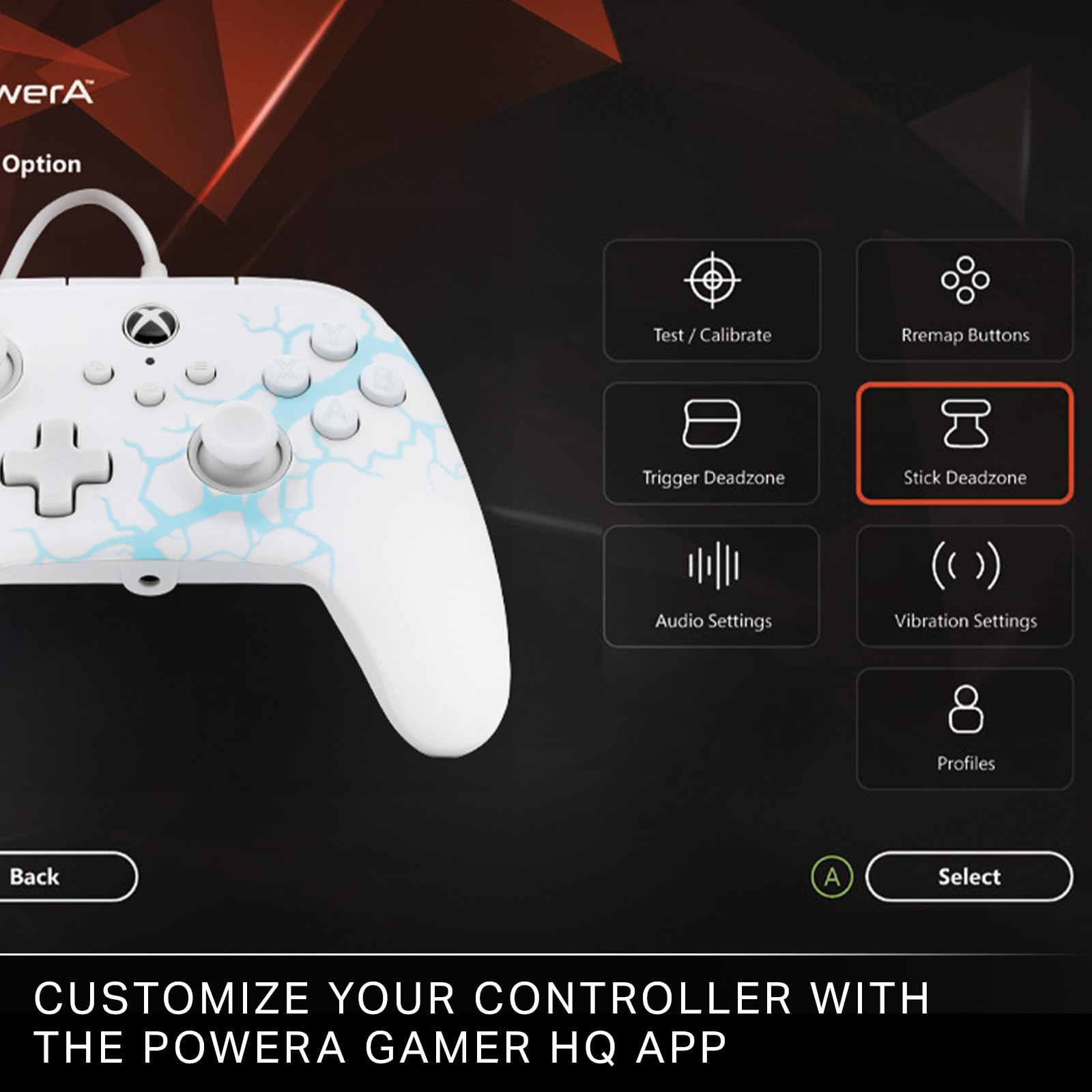 PowerA Advantage Wired Controller - Arctic Ice | Hall Effect Modules | Xbox Series X|S, Xbox One 8