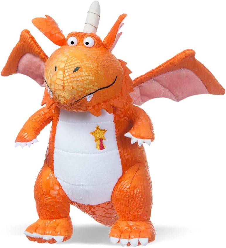 Zog the Dragon Plush Soft Toy - Official Julia Donaldson Licensed, Orange & White 6
