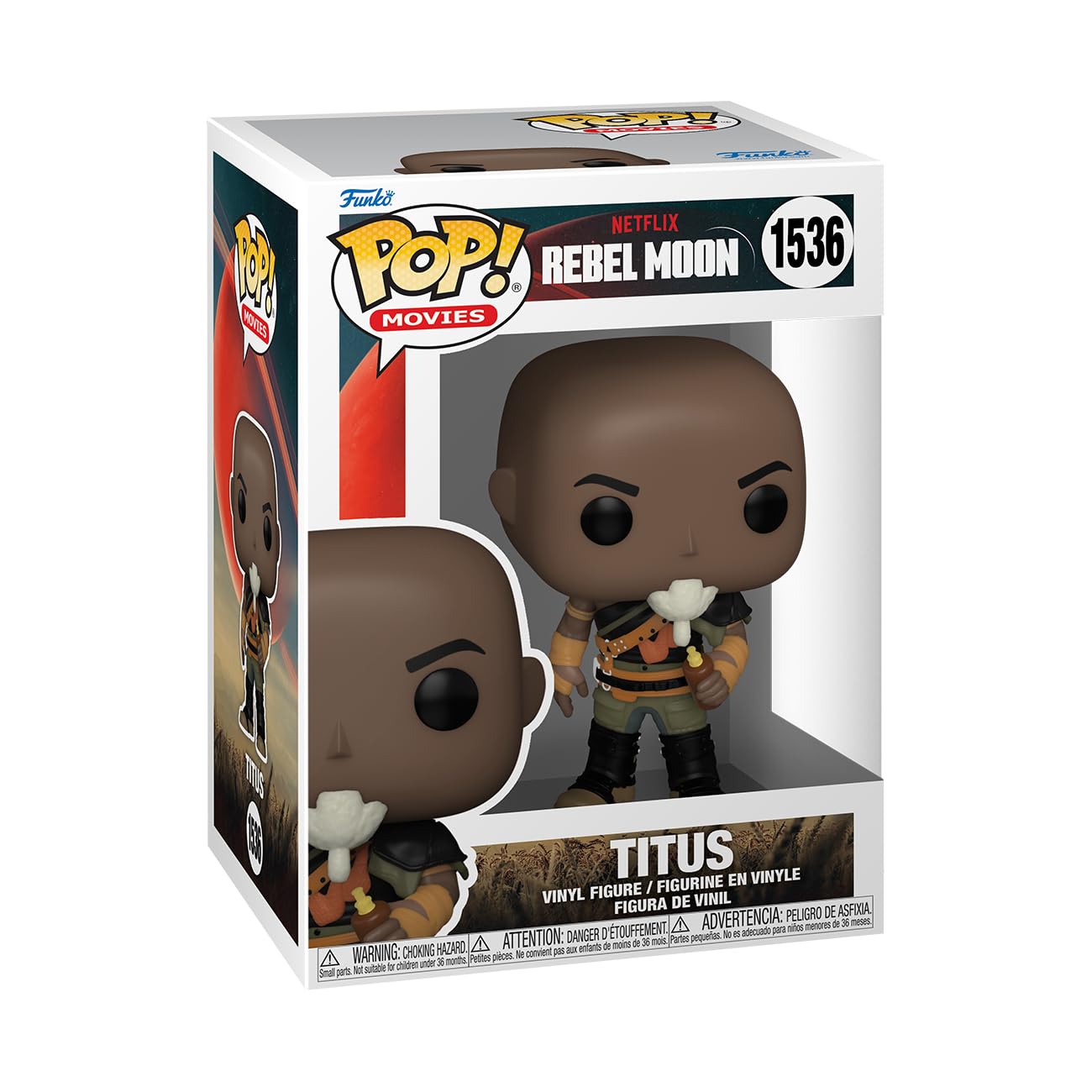 Funko Pop! Movies: Rebel Moon - Titus Vinyl Figure (72627) 9
