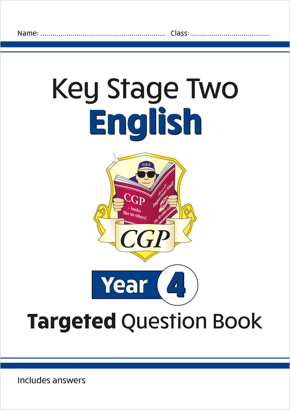 CGP Books Year 4 Targeted Question Book - English Study Aid | Ages 8-9 | 132 Pages