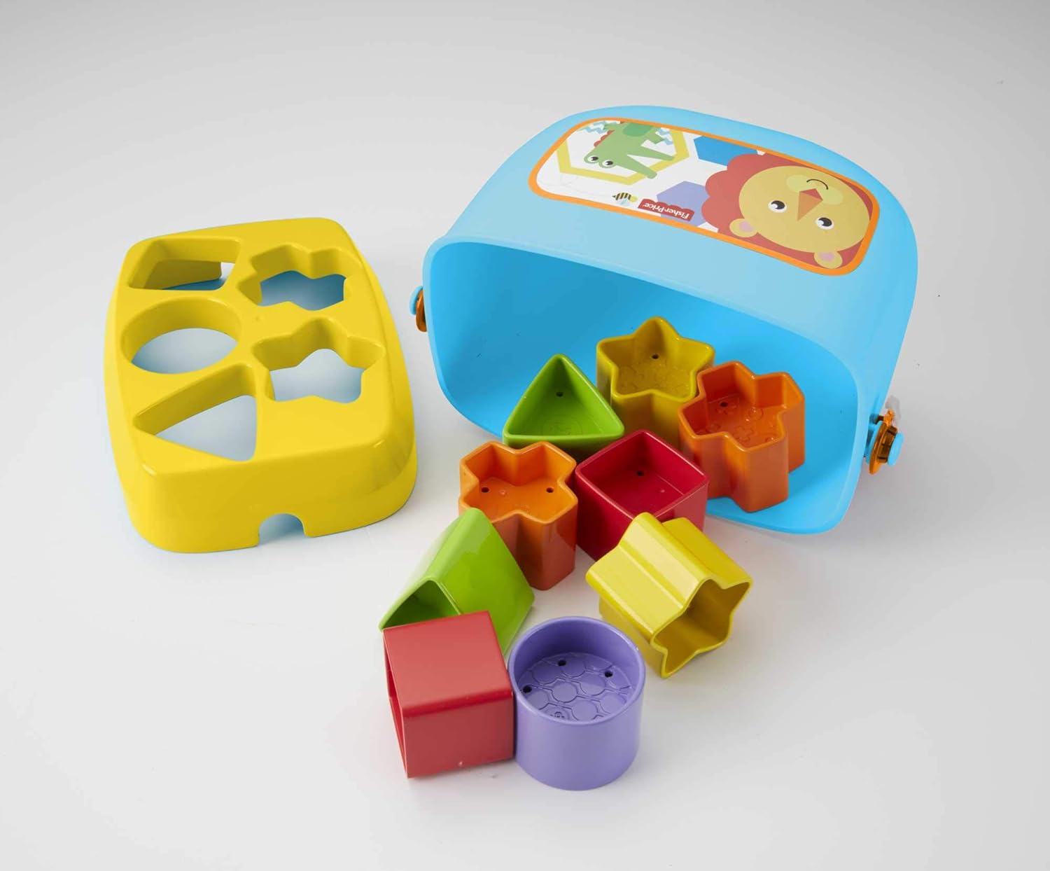 Fisher-Price Babys erste Bausteine ​​– Spielzeug zum Formensortieren und Stapeln für Kinder ab 6 Monaten 3