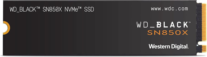 WD_BLACK SN850X 4TB M.2 2280 PCIe Gen4 NVMe Gaming SSD - Up to 7300 MB/s Read Speed, High-Performance Internal SSD for Gaming and Content Creation