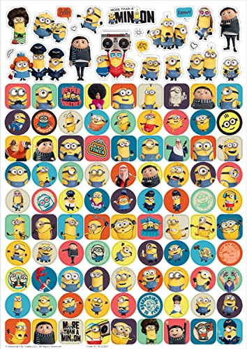 Paper Projects Minions: The Rise of Gru - Mega Sticker Pack with Foil & Reusable Stickers 3
