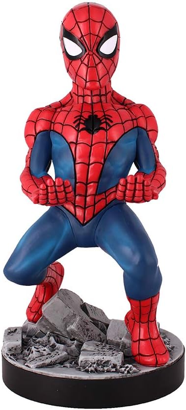 Spider-Man Classic Cable Guy - Controller & Phone Holder with 2-in-1 Charging Cable