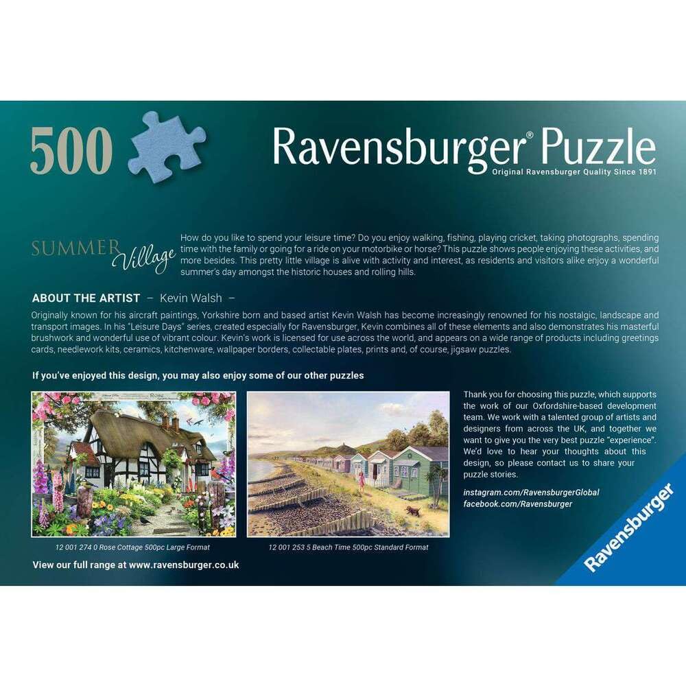 Ravensburger Summer Village 500 Piece Jigsaw Puzzle for Adults & Kids 10+ 4