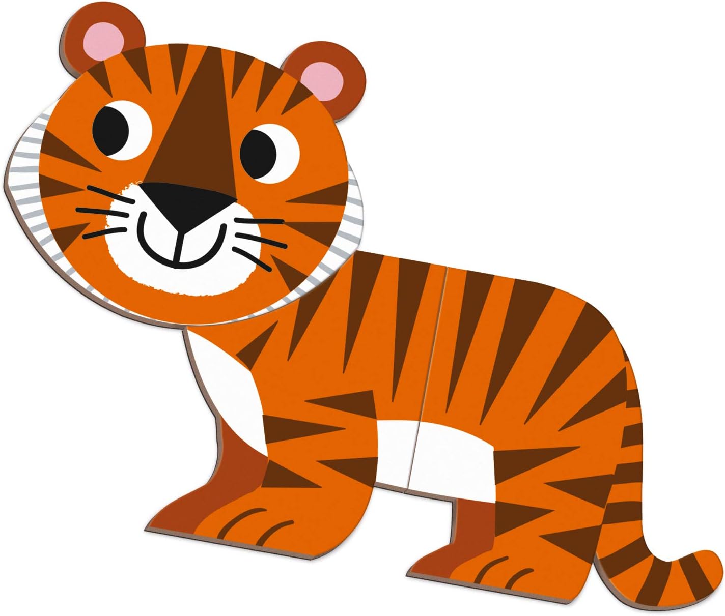 Janod Animals Magnetibook - Educational Magnetic Puzzle Playset 7