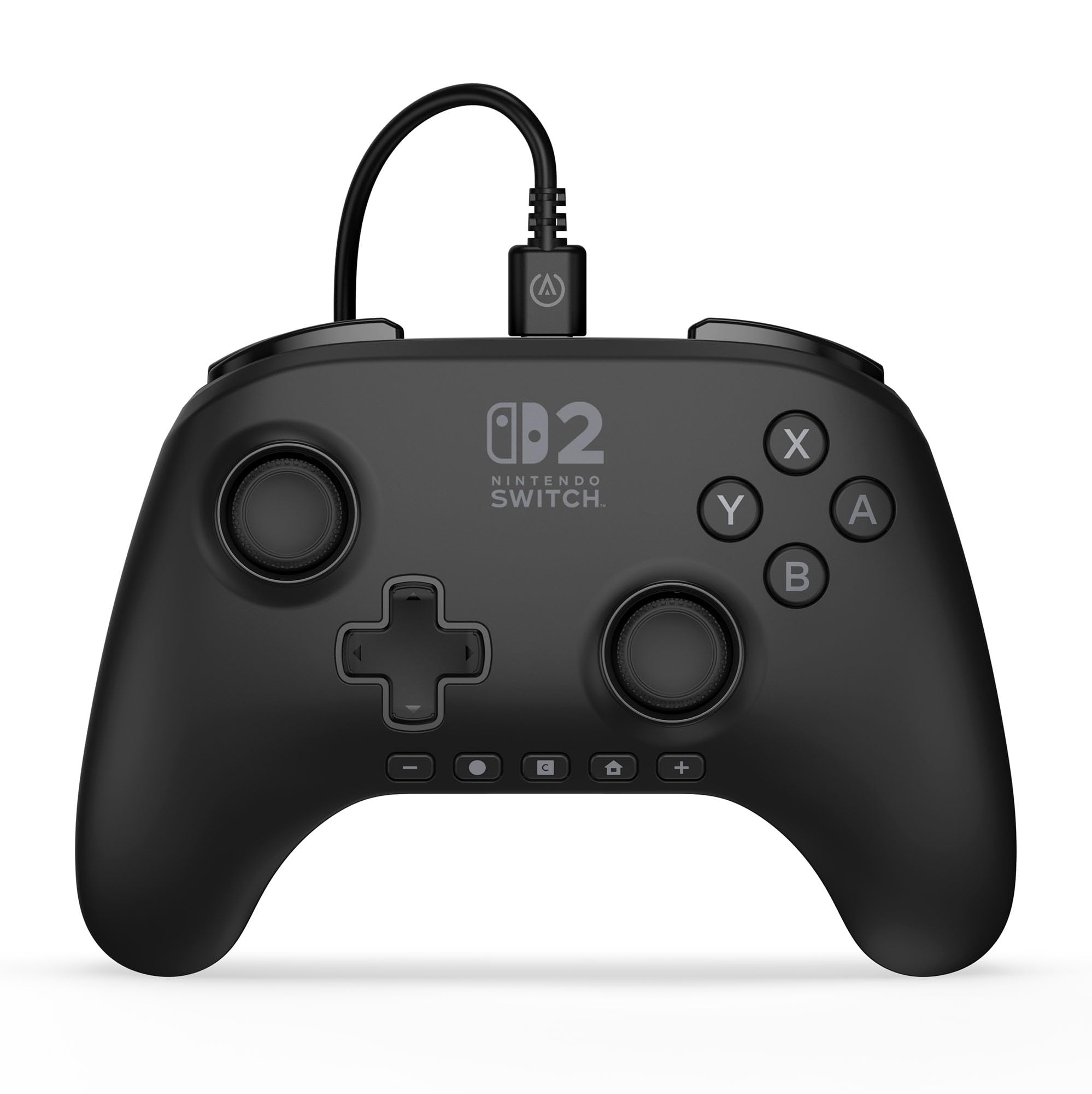 PowerA Advantage Wired Controller for Nintendo Switch 2 - Black, Hall Effect Sticks, Mappable Buttons, C Button, On-board Audio Controls