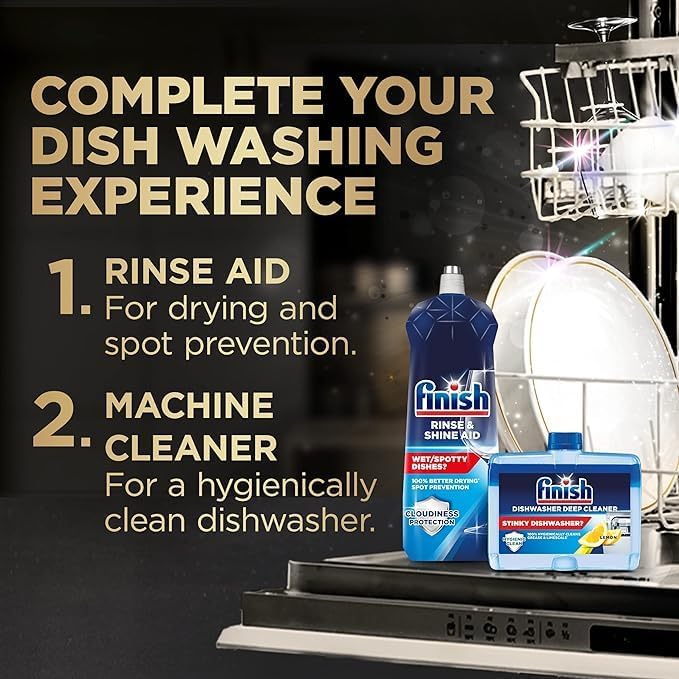 Finish Ultimate Plus Infinity Shine Dishwasher Tablets - Lemon Scent, 1.47 kg 4