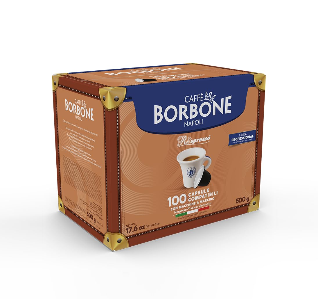 Caffè Borbone Respresso Light Kaffeemischung – 100 Kapseln, 50 % weniger Koffein, kompatibel mit Nespresso®-Maschinen 3