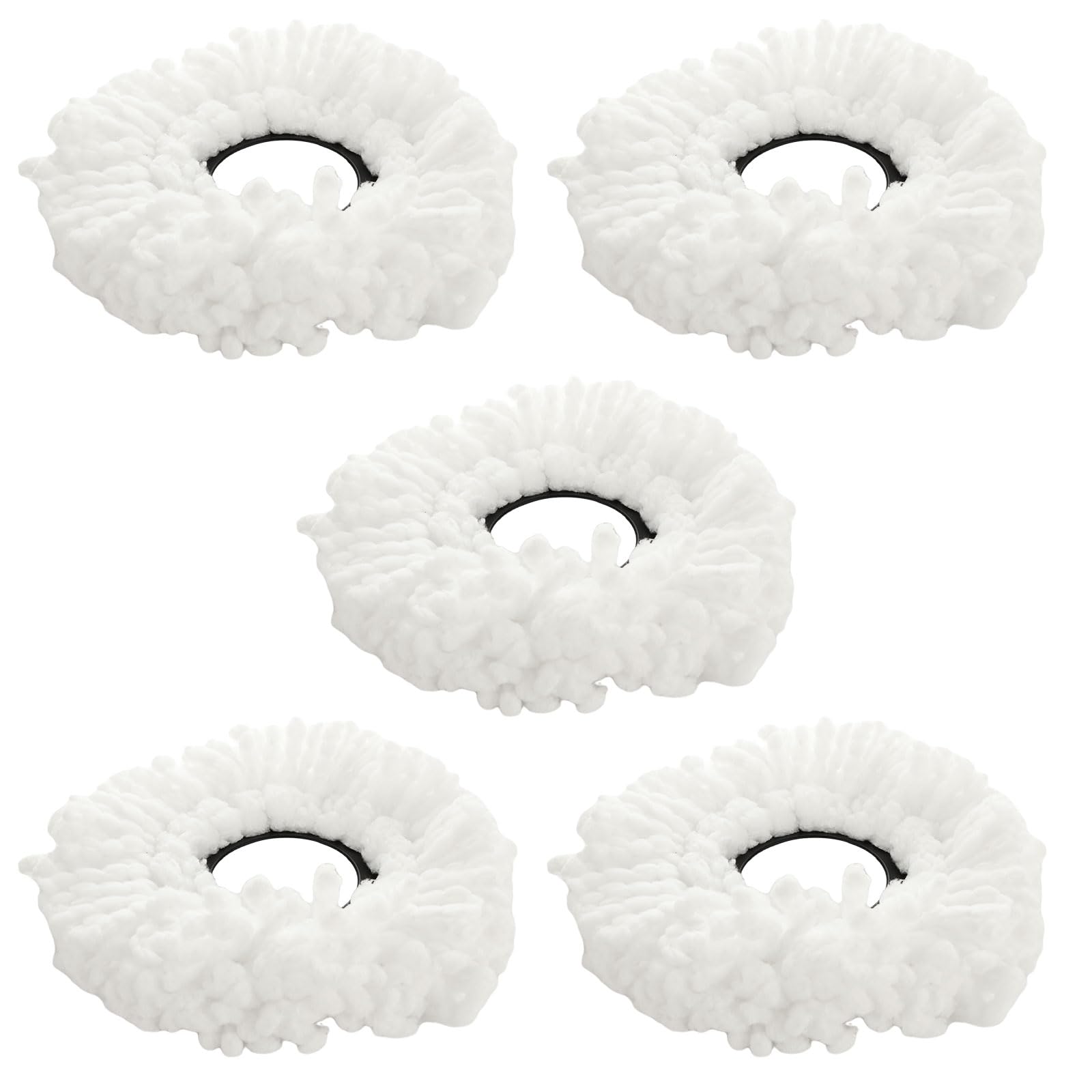 ASelected Microfibre Mop Head Replacement - 5 Pack | 360° Rotating | Absorbent
