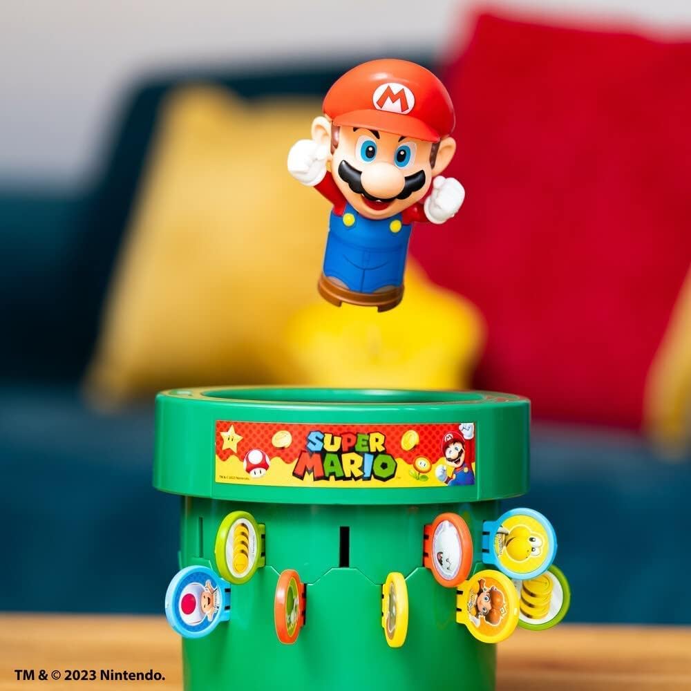Tomy Pop Up Super Mario Family & Preschool Kids Board Game, 2 - 4 Players, Suita 5