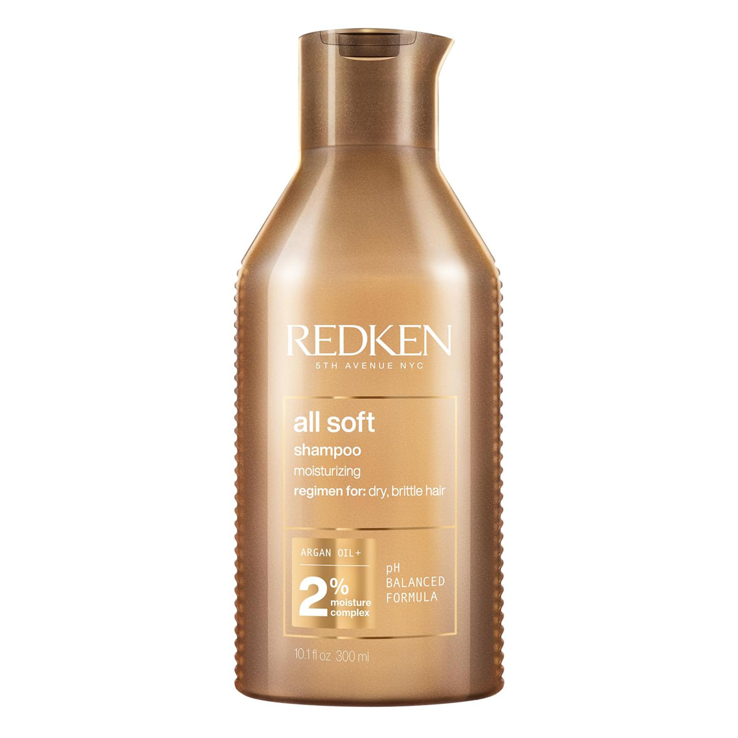 Redken All Soft Shampoo for Dry Hair with Argan Oil - 300 ml
