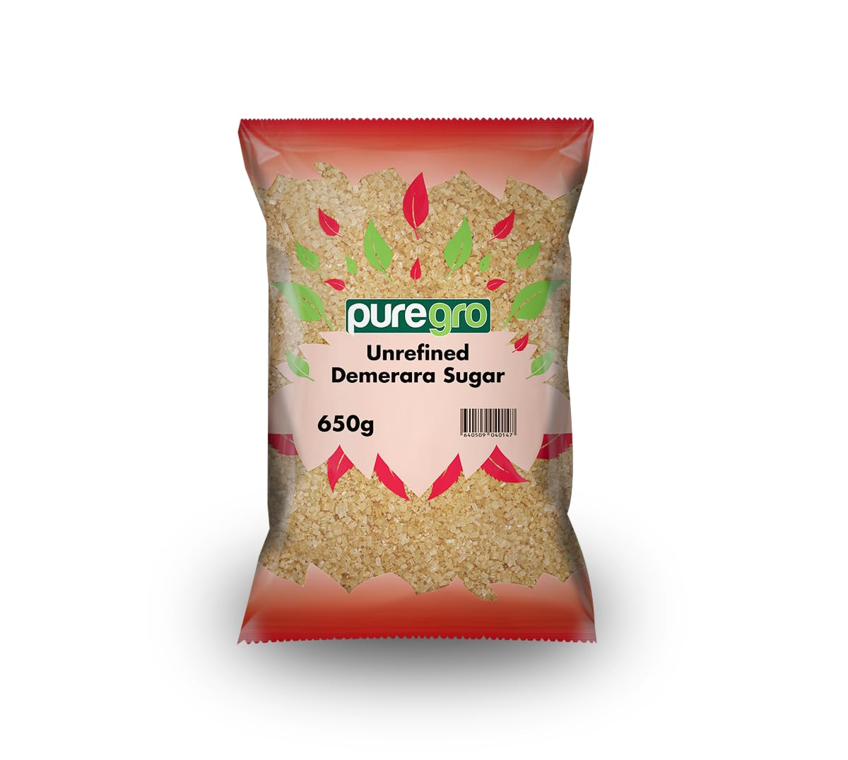 Puregro Demerara Sugar - Golden Cane Sugar for Baking & Beverages | 650 g