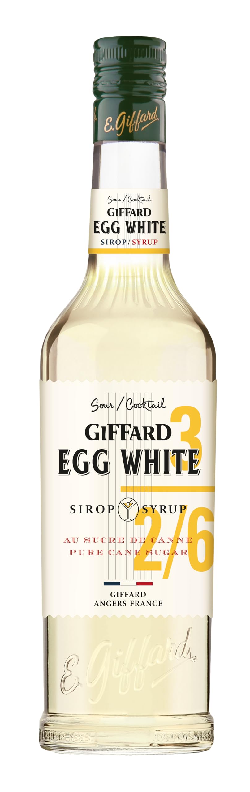 Giffard Egg White Syrup - Vegan Cocktail Foamer | 700ml Alcohol-Free 1
