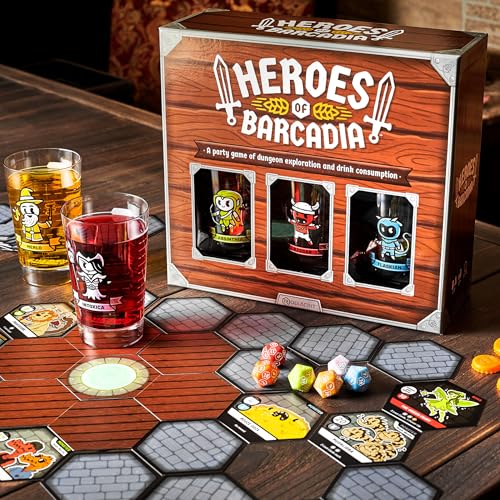 Rollacrit Corp Heroes of Barcadia Board Game (RCHOBBRD-BGRE-STD)