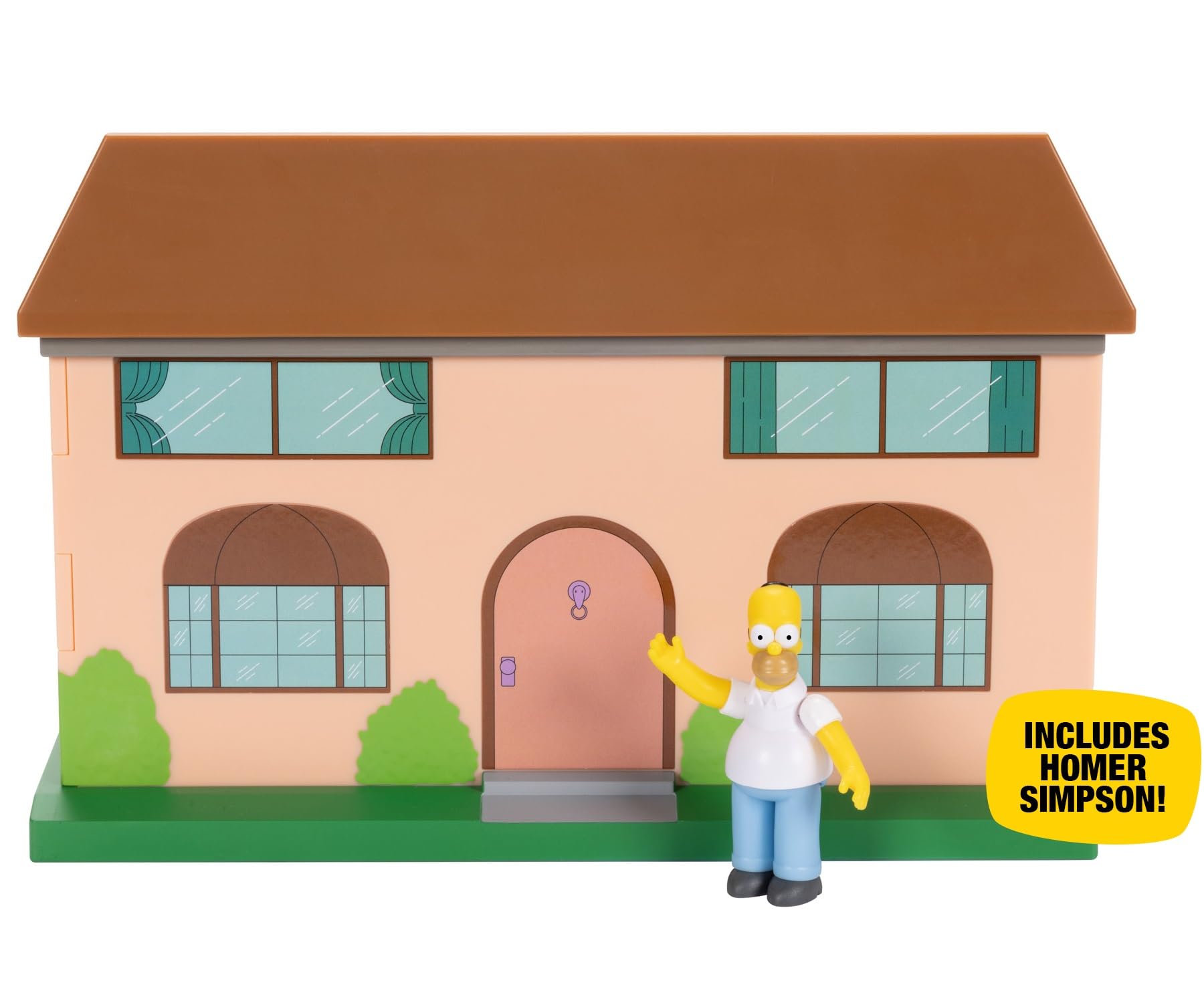 Jakks Pacific The Simpsons Living Room Diorama Playset - Includes Homer Figure, Interactive Features, Ages 4+ 1