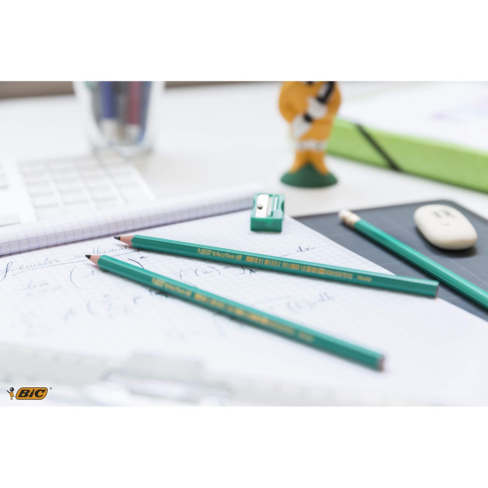 BIC Evolution Original Graphite Pencils - HB Lead, Pre-Sharpened, Woodless Synthetic Resin, 200 Count 2