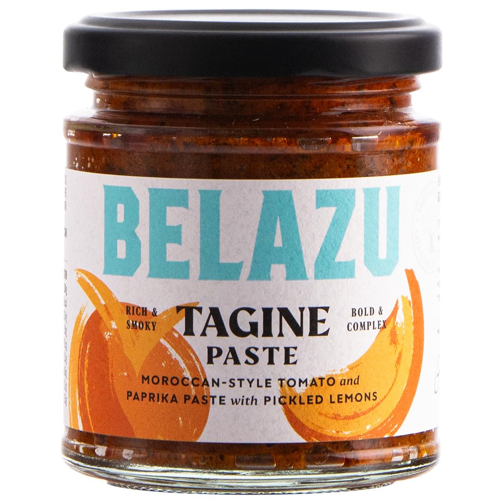 Belazu Tagine Paste - Intense Smokey Tomato Flavor with Smoked Paprika | 170g