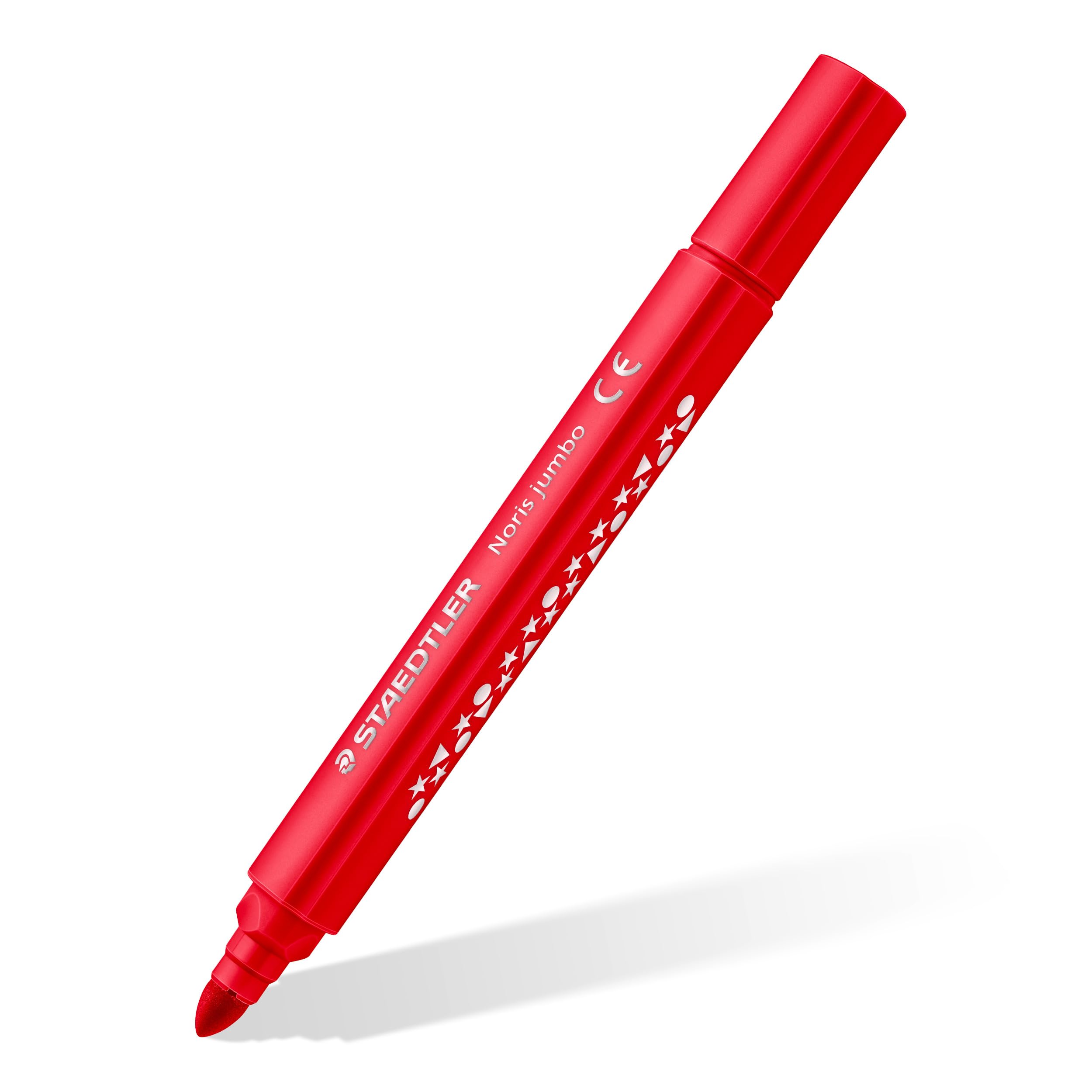 STAEDTLER Noris Jumbo Colouring Markers - Chunky Triangular Pen for Toddlers | Pack of 10 Assorted Colours 2