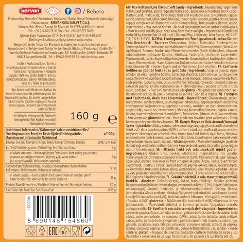 Bebeto Big Fizzy Mix (150g) - Fruity Fizzy Gummy Sweets with Real Fruit Juice, Halal Certified, No Artificial Colours 4