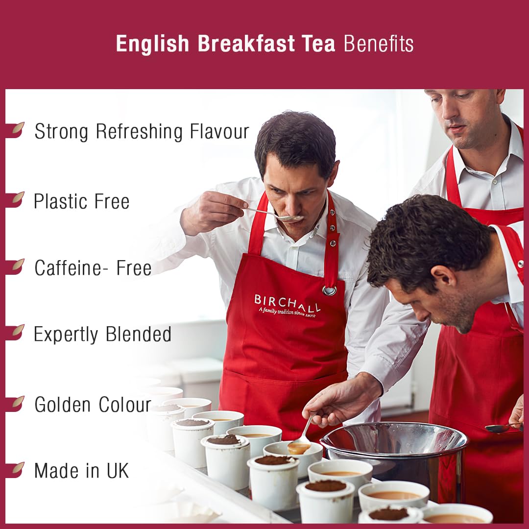 Birchall English Breakfast Tea Bags, 100% Fairtrade, Hand-Picked Black Tea from East Africa 9