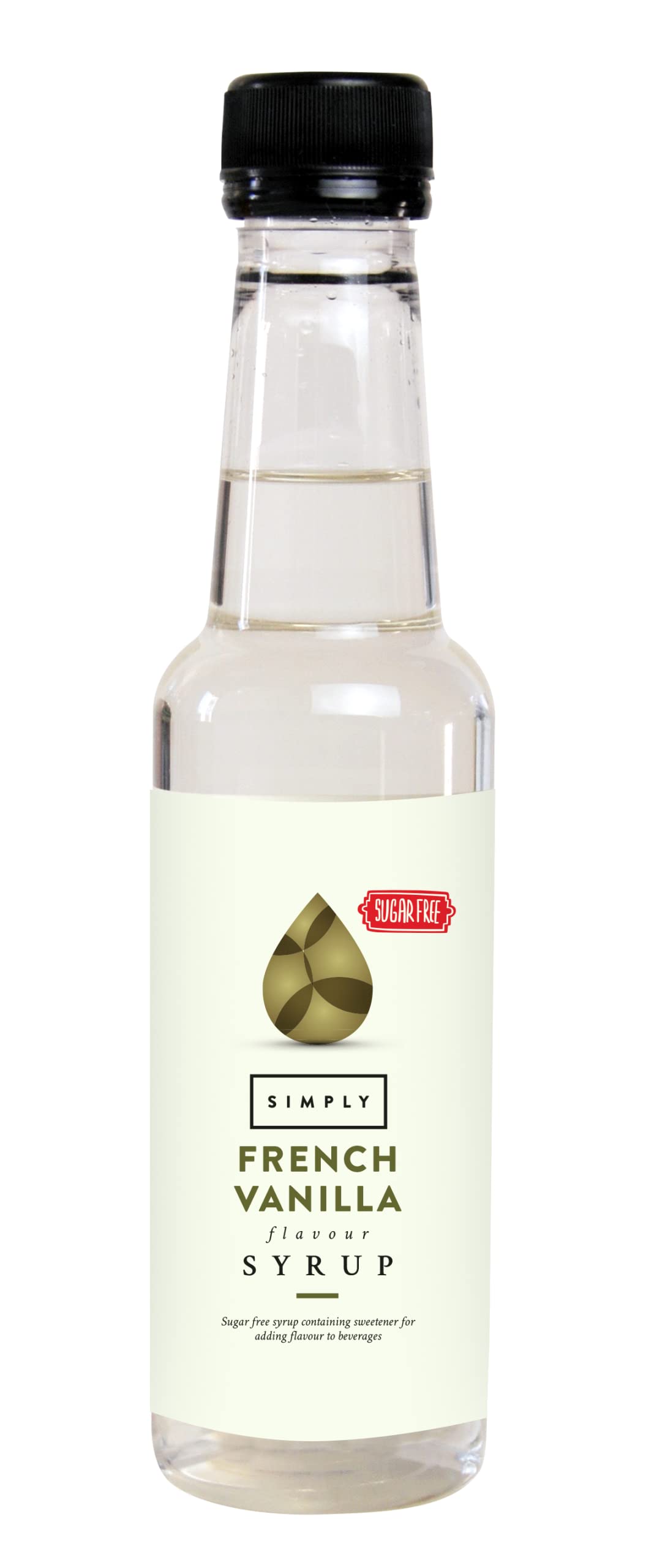 Simply - Sugar Free French Vanilla Syrup, Low Calorie, Vegan & Nut Free Beverage Syrup