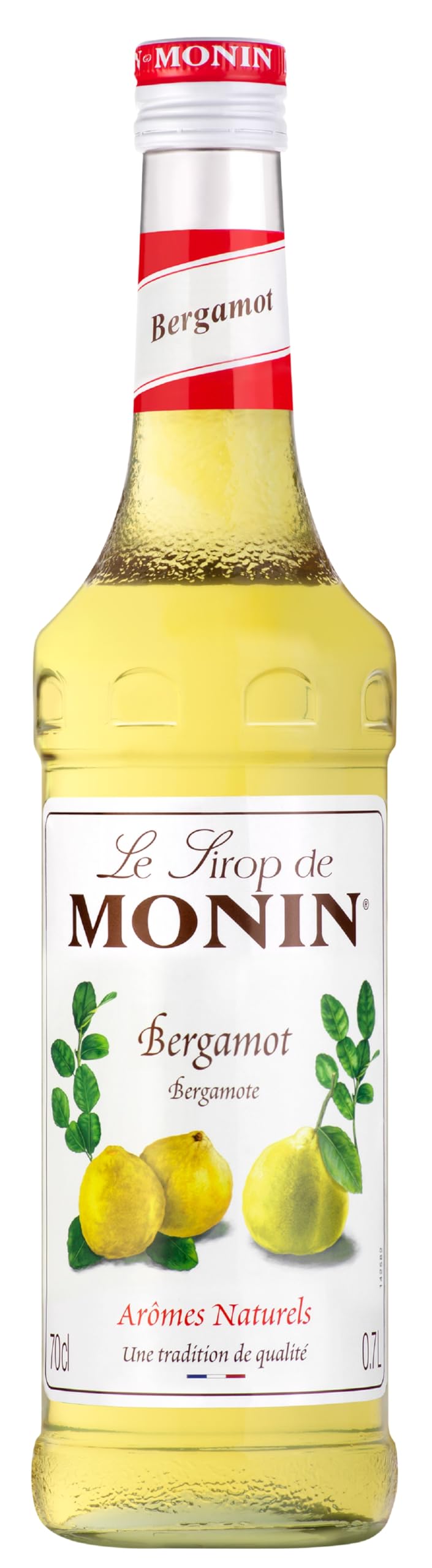 MONIN Bergamot Syrup 700ml - Vegan, Natural Flavouring for Cocktails & Mocktails