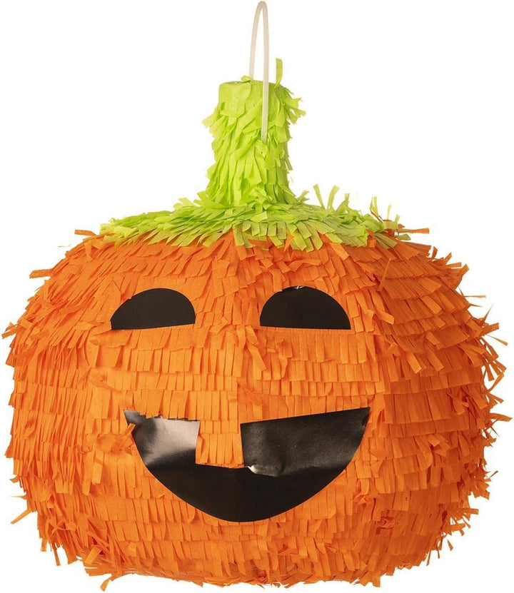 Smiffys 52725 Pumpkin Piñata - Orange, 28x30cm, Unisex Children's Party Decoration