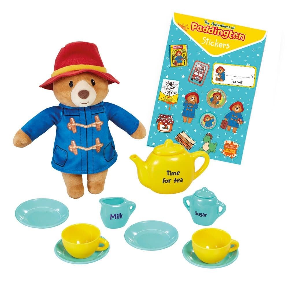Rainbow Designs Paddington Bear Toy Tea Set - 9-Piece Pretend Play Set for Kids 9